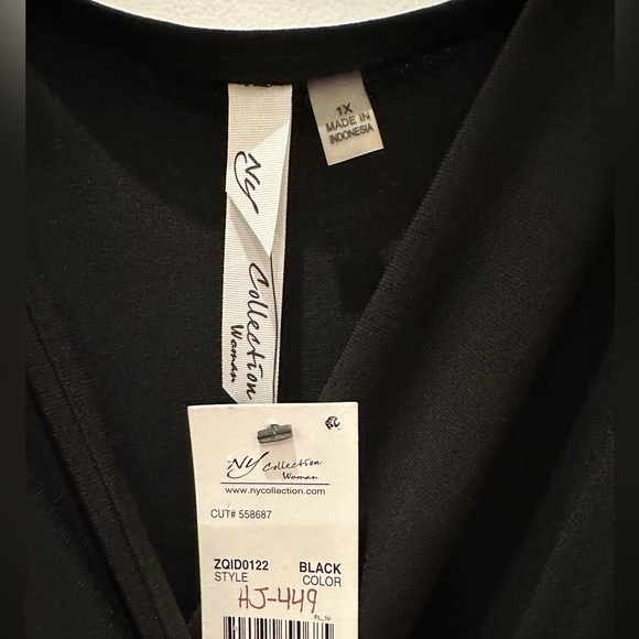 NY Collection Black Maxi Dress - Picture 4 of 6